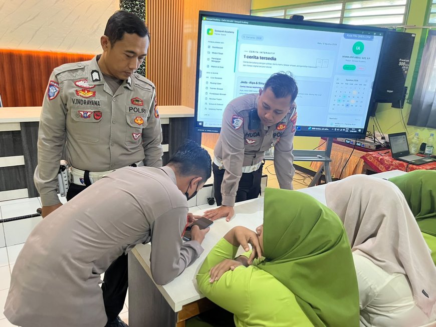 Polres Madiun Edukasi Pelajar, Kenalkan Pemanfaatan AI secara Bijak dan Bertanggung Jawab